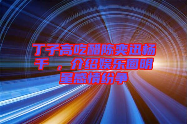 丁子高吃醋陳奕迅楊千嬅，介紹娛樂圈明星感情紛爭
