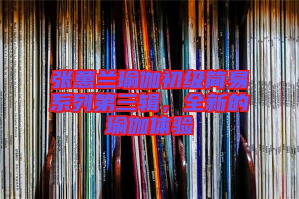 張蕙蘭瑜伽初級簡易系列第三輯，全新的瑜伽體驗