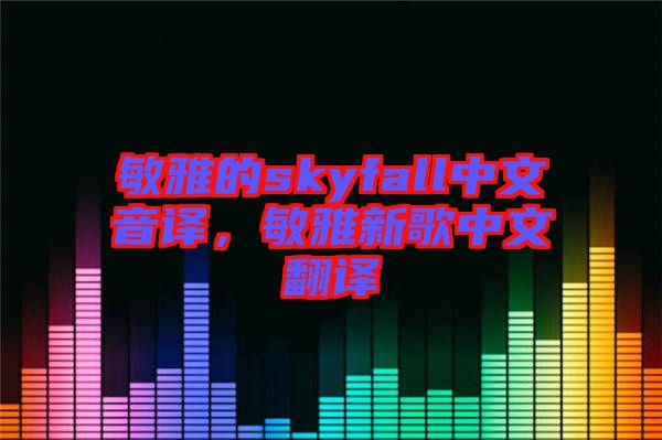 敏雅的skyfall中文音譯，敏雅新歌中文翻譯