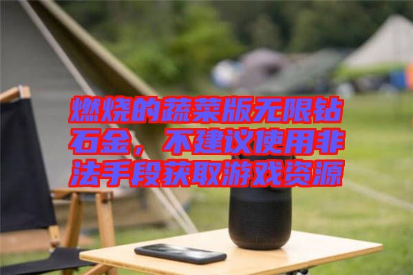 燃燒的蔬菜版無限鉆石金，不建議使用非法手段獲取游戲資源