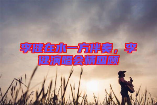 李健在水一方伴奏，李健演唱會精回顧