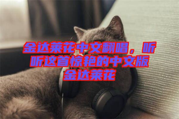 金達萊花中文翻唱，聽聽這首驚艷的中文版金達萊花