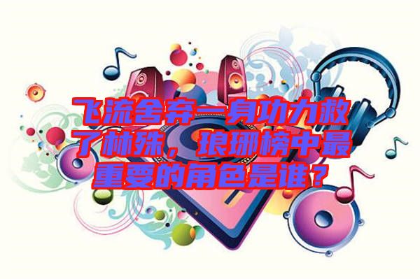 飛流舍棄一身功力救了林殊，瑯琊榜中最重要的角色是誰？
