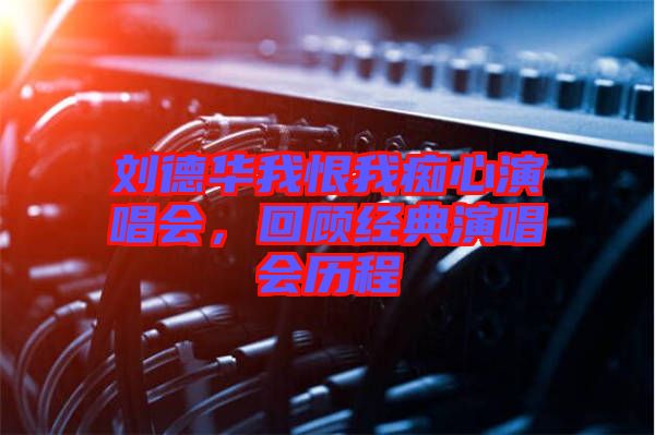 劉德華我恨我癡心演唱會，回顧經典演唱會歷程