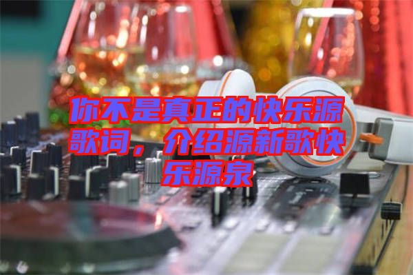 你不是真正的快樂源歌詞，介紹源新歌快樂源泉