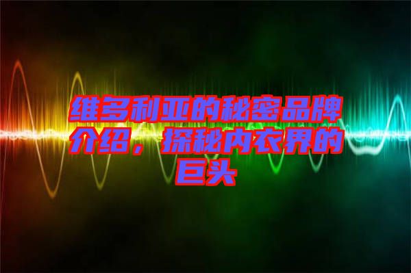 維多利亞的秘密品牌介紹，探秘內(nèi)衣界的巨頭
