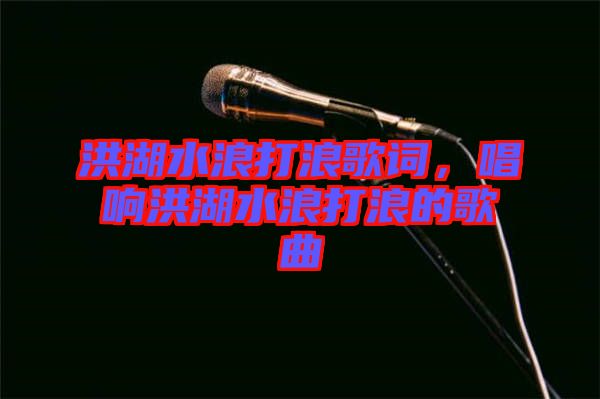 洪湖水浪打浪歌詞，唱響洪湖水浪打浪的歌曲