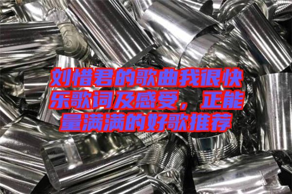 劉惜君的歌曲我很快樂歌詞及感受，正能量滿滿的好歌推薦