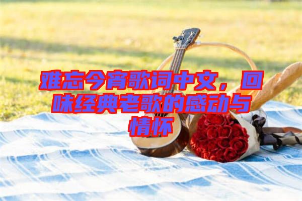 難忘今宵歌詞中文，回味經典老歌的感動與情懷