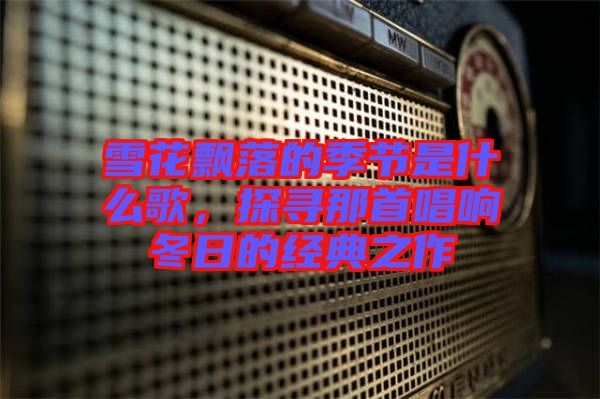 雪花飄落的季節(jié)是什么歌，探尋那首唱響冬日的經(jīng)典之作